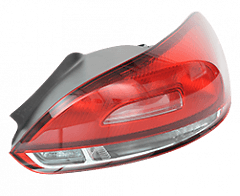 Image Samochodowe światła tylne LED oraz tradycyjne lampy