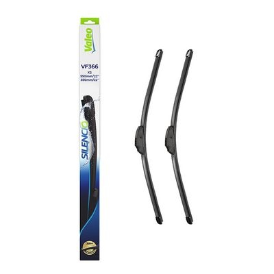 Pióro wycieraczki SILENCIO FLAT BLADE SET