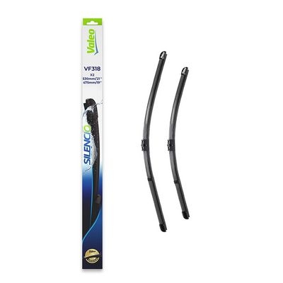 Pióro wycieraczki SILENCIO FLAT BLADE SET