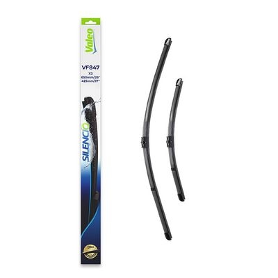 Pióro wycieraczki SILENCIO FLAT BLADE SET