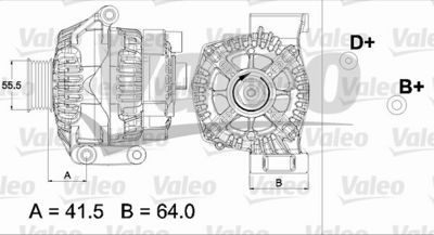 Alternator VALEO RE-GEN REMANUFACTURED