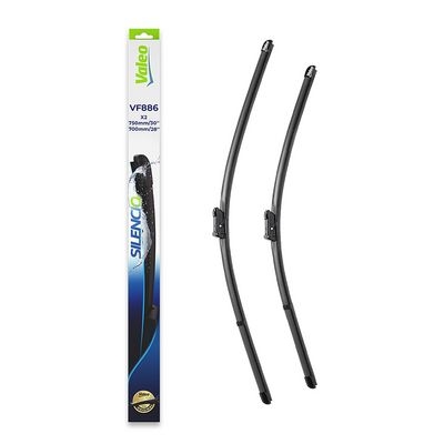 Pióro wycieraczki SILENCIO FLAT BLADE SET