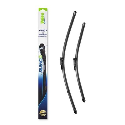 Pióro wycieraczki SILENCIO FLAT BLADE SET